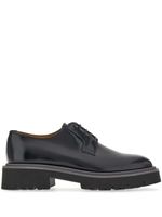 Ferragamo derbies en cuir à lacets - Noir