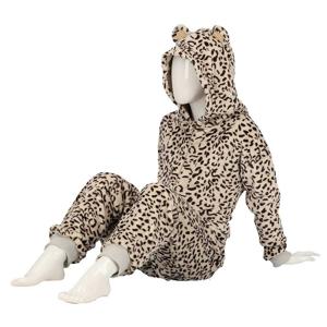 Zachte luipaard/cheetah print onesie voor kinderen wit maat 92/104   -