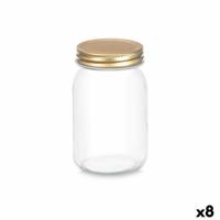 Blik Vivalto CWDH03-8PK Goud Transparant 500 ml (8 Stuks)
