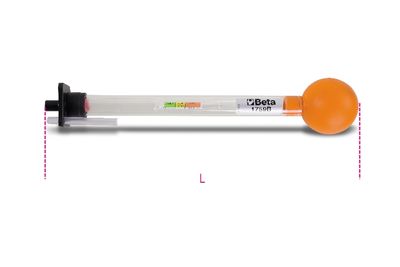 Beta Accu zuurweger glazen cilinder 1759B - 017590005