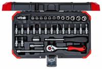 Gedore Red Dopsleutelset 33-delig 1/4” 4-13mm - 3300051 Gedore Red Dopsleutelset 33-delig 1/4” 4-13mm - 3300051