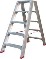 Little Jumbo industrietrap superpro - 2x5 treden met beugel - 4741000205