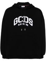 GCDS hoodie en coton à logo brodé - Noir - thumbnail