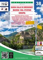 Wandelkaart 38 Bassa Valle di Gressoney | Fraternali Editore Wandelkaart 38 Bassa Valle di Gressoney | Fraternali Editore