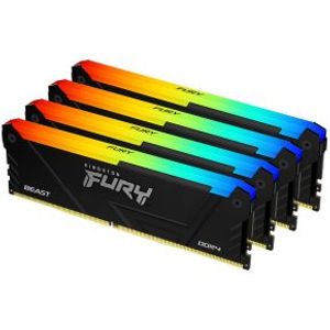 Kingston Technology FURY Beast RGB geheugenmodule 64 GB 4 x 16 GB DDR4 3200 MHz