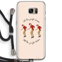 Jingle Ladies: Samsung Galaxy S7 Edge Transparant Hoesje met koord