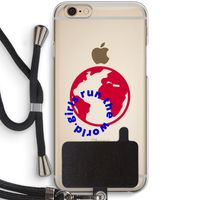 Run The World: iPhone 6 / 6S Transparant Hoesje met koord