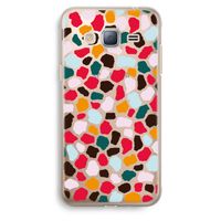 Colored Giraffe: Samsung Galaxy J3 (2016) Transparant Hoesje