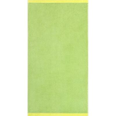 Cawö Cawo Lifestyle Splash Doubleface 7071 Handdoek 50x100 pistazie/lemon
