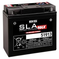 BS BATTERY Batterij gesloten onderhoudsvrij, Batterijen voor motor & scooter, 51913 SLA MAX