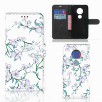 Motorola Moto G7 | G7 Plus Uniek Hoesje Blossom White - thumbnail