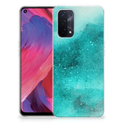 Hoesje maken OPPO A74 5G | A54 5G Painting Blue Hoesje maken OPPO A74 5G | A54 5G Painting Blue