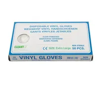 Cleany Wegwerp Vinyl Handschoenen Large - 50 Stuks - thumbnail