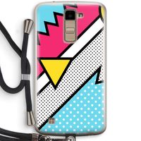 Pop Art #3: LG K10 (2016) Transparant Hoesje met koord