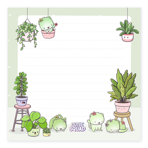 CutieSquad Sticky Notes - Cactus Cats