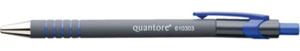 12x Quantore balpen rubber houder blauw medium