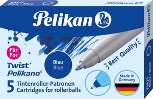 Pelikan vulling voor Pelikano/Twist, blauw, doos met 5 stuks