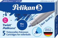 Pelikan vulling voor Pelikano/Twist, blauw, doos met 5 stuks - thumbnail