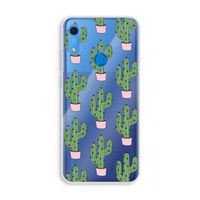 Cactus Lover: Huawei Y6s Transparant Hoesje
