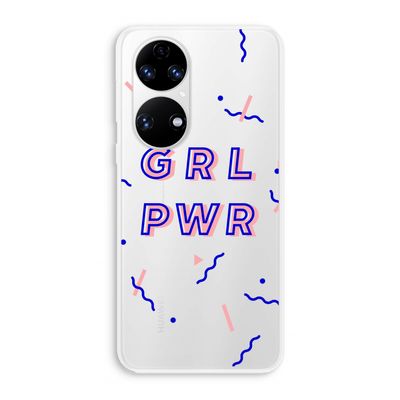 GRL PWR: Huawei P50 Transparant Hoesje