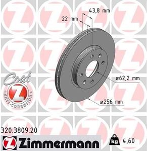Remschijf Coat Z 320380920