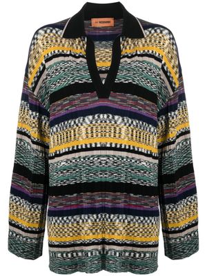 Missoni polo ample à rayures - Vert