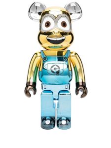 MEDICOM TOY figurine Be@rbrick Dave Chrome 1000% - Jaune