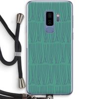 Swirls: Samsung Galaxy S9 Plus Transparant Hoesje met koord