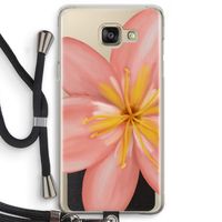 Pink Ellila Flower: Samsung Galaxy A5 (2016) Transparant Hoesje met koord