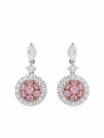 HYT Jewelry puces d'oreilles Argyle en or blanc 18ct ornées de diamants - Argent