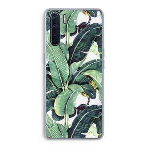 Bananenbladeren: Oppo A91 Transparant Hoesje