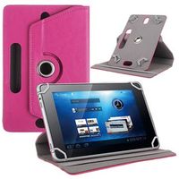 Universal Rotary Folio Case voor Tablets - 7.9-8.4 - Felroze - thumbnail