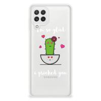 Samsung Galaxy A22 4G | M22 Telefoonhoesje met Naam Cactus Glad