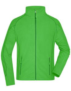 James & Nicholson JN597 Men´s Structure Fleece Jacket - Green/Dark-Green - S