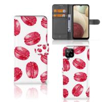 Samsung Galaxy A12 | Book Cover | Pink Macarons