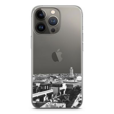 Marrakech Skyline : iPhone 13 Pro Transparant Hoesje