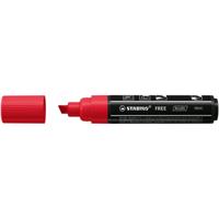 Acrylmarker stabilo free acrylic t800c karmijnrood | 5 stuks
