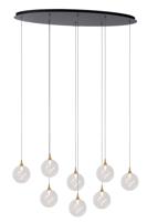 Lucide GISELA - Hanglamp - LED Dimb. - 8x3,9W 2700K - Transparant | Premium