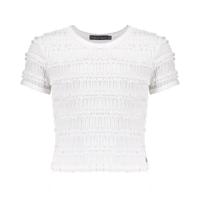 Frankie & Liberty Zomer t-shirt - kant meisjes - wit - Rozy