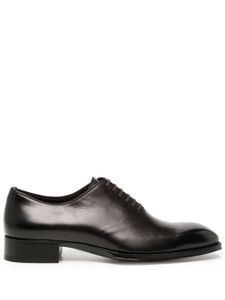 TOM FORD Claydon leather Oxford shoes - BLACK