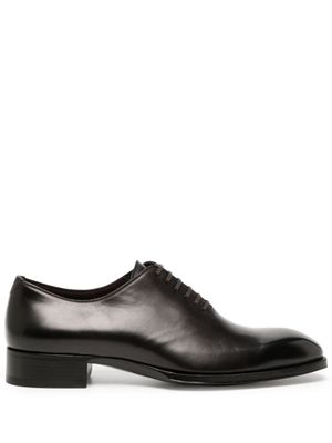 TOM FORD derbies en cuir Claydon à lacets - Noir