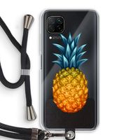 Grote ananas: Huawei P40 Lite Transparant Hoesje met koord