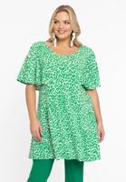 Yoek Tuniek wide bottom GREEN LEO | Groen | Maat 42/44