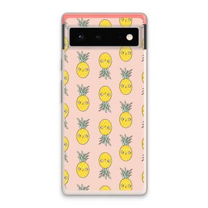 Ananas: Google Pixel 6 Transparant Hoesje