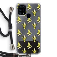 Bananas: Samsung Galaxy M31 Transparant Hoesje met koord