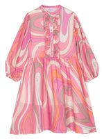 PUCCI Junior blouse à imprimé Marmo - Rose