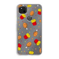 Chicken 'n Fries: Google Pixel 4a Transparant Hoesje