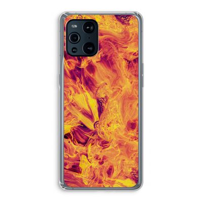 Eternal Fire: Oppo Find X3 Transparant Hoesje
