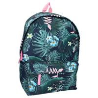 Milky kiss Be Great Schooltas Meisjes 18 liter Groen/Blauw - thumbnail