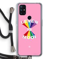 Het Leven Is Mooi: OnePlus Nord N10 5G Transparant Hoesje met koord